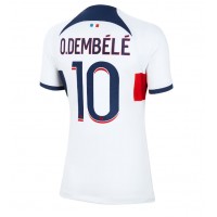 Dámy Fotbalový dres Paris Saint-Germain Ousmane Dembele #10 2023-24 Venkovní Krátký Rukáv